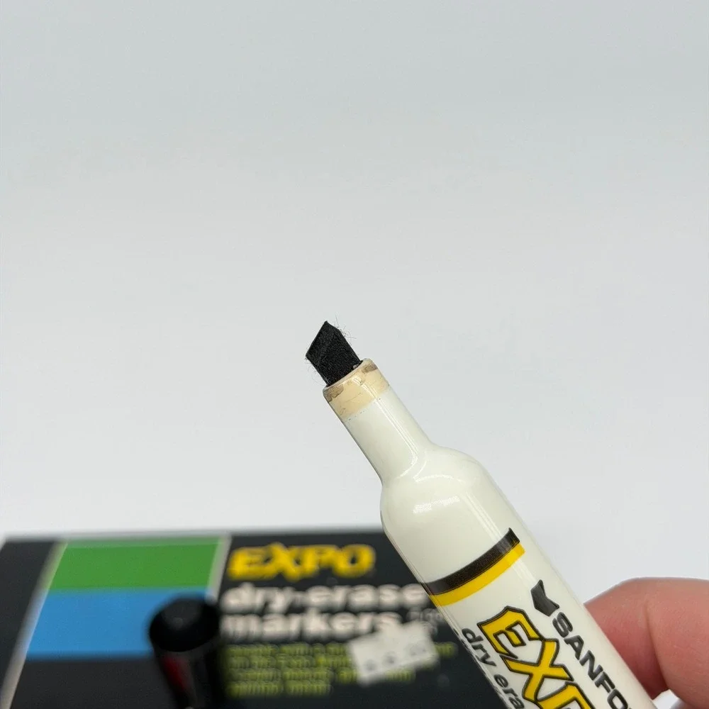 Vintage Sanford Expo Dry Erase Markers 4 Color Set 83074 Chisel Tip SMELLY